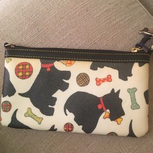 Dooney & Bourke Scottie Dog Clutch
